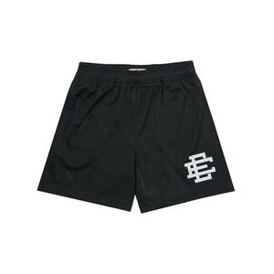 Eric Emanuel EE Basic Shorts Black Color White Logo 100% Authentic